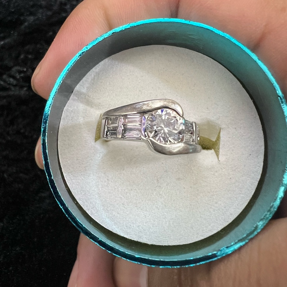 925 silver ring, size 6